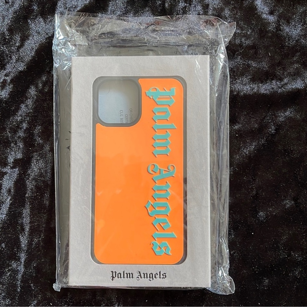 Palm Angels iPhone 12 Orange Phone Case